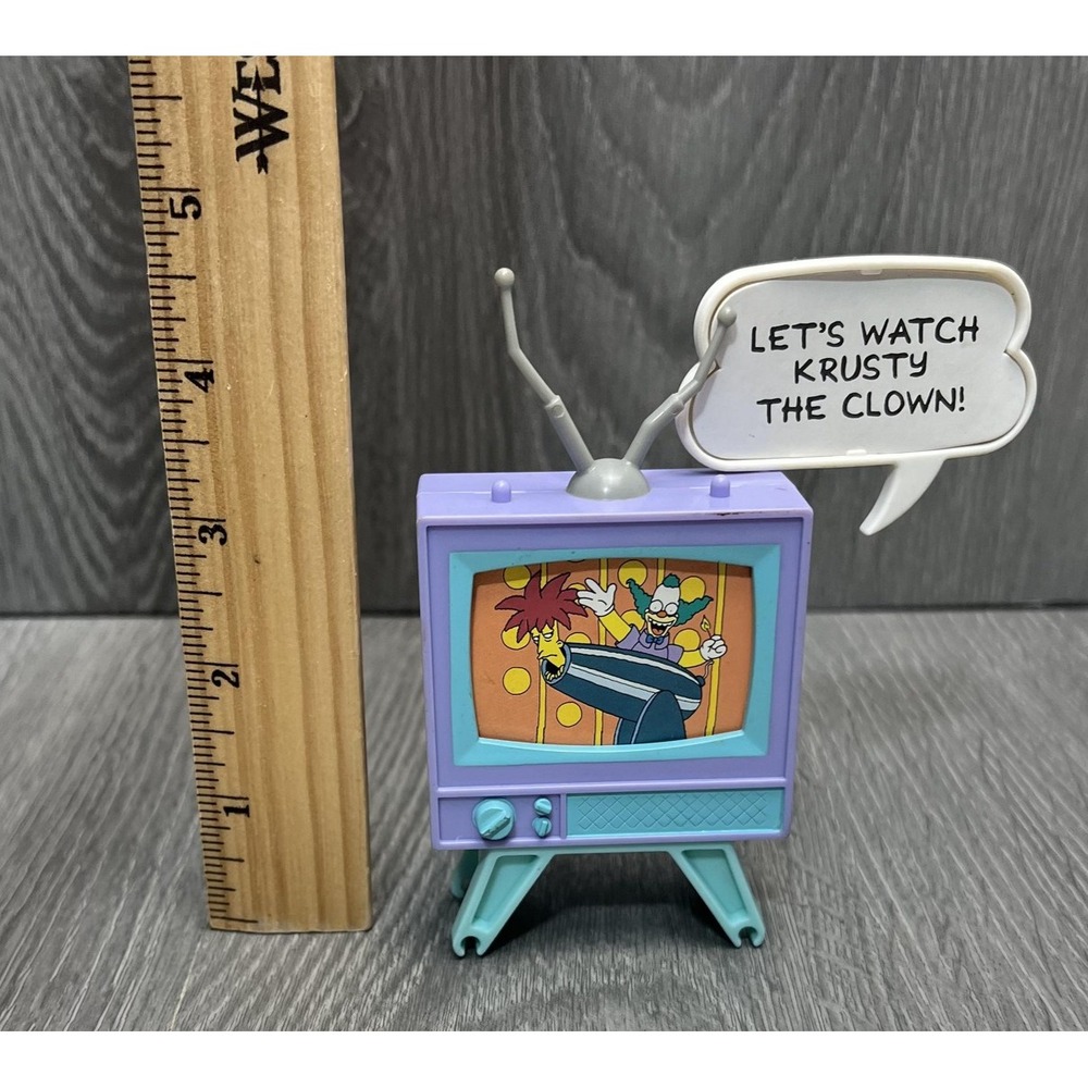 Vintage 1990 The Simpsons TV Speech Bubble Set Talk Box Playset Twentieth Fox - Picture 8 of 10